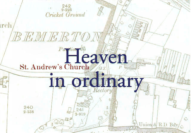Notecard - 'Heaven in ordinary'